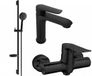 Mexen Pecos DS75 doucheset, zwart