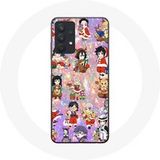 Samsung Galaxy A32 4G Hoesje Demon Slayer Vrolijk Kerstcadeau Poster