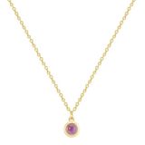Glanzstücke München Ketting 925 zilver 45 cm met amethyst