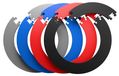 4-delige Dartbord Surround pour protection murale