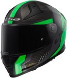 LS2 FF811 Vector II Carbon Grid Mat Fluo Groen Integraalhelm - Maat S - Helm