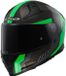LS2 FF811 Vector II Carbon Grid Mat Fluo Groen Integraalhelm - Maat S - Helm