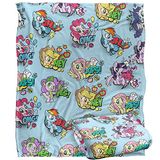 My Little Pony Mlp Pop Art Patroon Silky Touch Super Zachte Sprei Deken 152 x 127 cm
