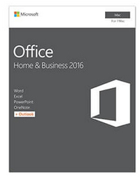Microsoft Office Home &amp; Business 2016 f/ Mac