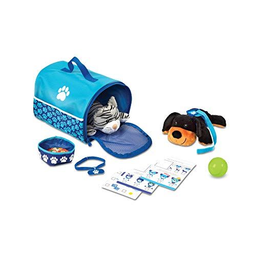 Melissa & Doug Tote & Tour Pet Travel Play Set - Pretend Play Set for Kids