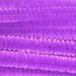 Merkloos Chenille draad - 10x - paars - 14 mm x 50 cm