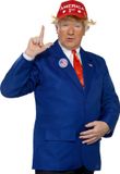 President Smiffy President Donald Trump Kostuum Heren Blauw Maat L