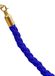 Blauw koord - gouden gesp