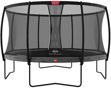 Berg Trampoline - Champion Regular (incl. veiligheidsnet deluxe) - 380 cm - Grijs