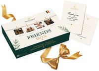 Moodbox Gifts - Friends Box Select - Luxe Belgisch Cadeaupakket met Chocolade, Koffie, Thee en Lekkernijen - Gepersonaliseerde Boodschapkaart