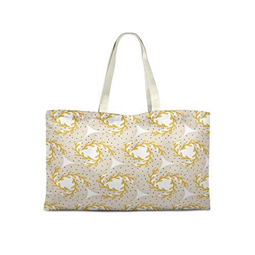 Bonamaison - Herbruikbare Draagtas - 50x40 cm - 100% Katoen - Canvas - Turkije