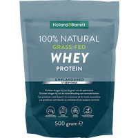 Holland & Barrett 1+1 gratis | 100% Natural Grass-Fed Whey Protein Unflavoured - 500g