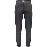Lindbergh White Slim Fit Broek Donkergrijs, Effen