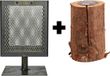 STOOQ BRANDR LOWLANDR SQUARE incl. Zweedse fakkel