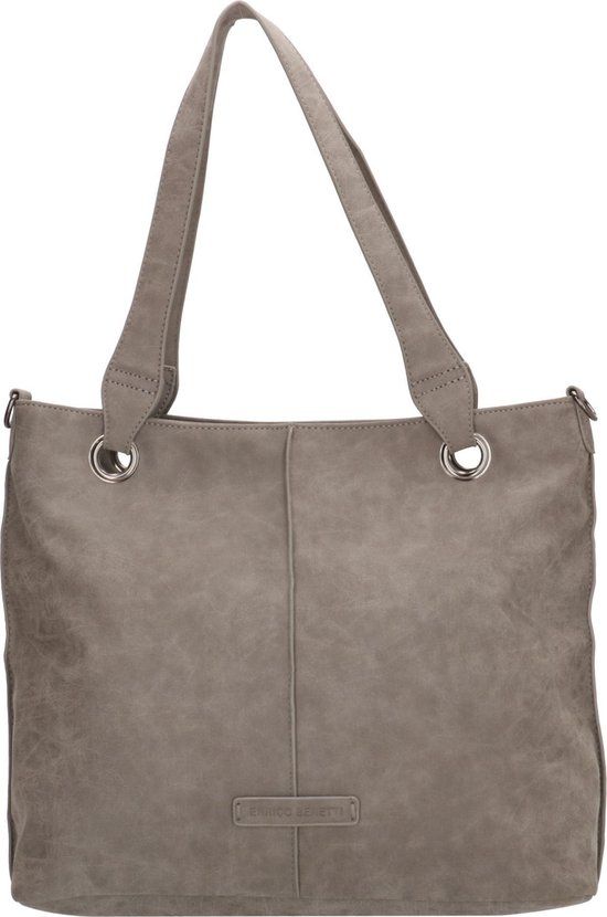 Enrico Benetti June 66527 Shopper met tabletvak - Midden grijs