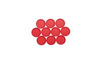 Maul 6173325 extra stabiele ronde magneet, hechtkracht 2 kg, Made in Germany, 13,8 x 34 mm, 10 stuks