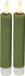 Countryfield Bougies LED - 2x pièces - Vert - H15cm - Avec télécommande