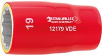 Stahlwille 12179 VDE-11 03370011 Dubbel zeskant Dopsleutelinzetstuk 11 mm 1/2 (12.5 mm)