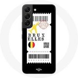 Maniacase Etui voor Samsung Galaxy S21 FE Air ticket Brussel België