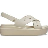 Crocs Brooklyn 4u sandalen met klittenband en gekruiste bandjes