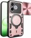 Techsuit Hoesje geschikt voor HONOR 600 Lite - CamGuard Pro Back Cover - Roségoud