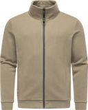 Ragwear heren Zweetjas, Maat XL, Katoen, Lange mouw, Effen, Kaki