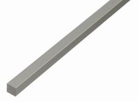 Alberts 473211 vierkante stang | aluminium, zilverkleurig geanodiseerd | 1000 x 10 x 10 mm
