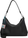 Gabs Leren schoudertas Filippa TG Pochette Nero zwart