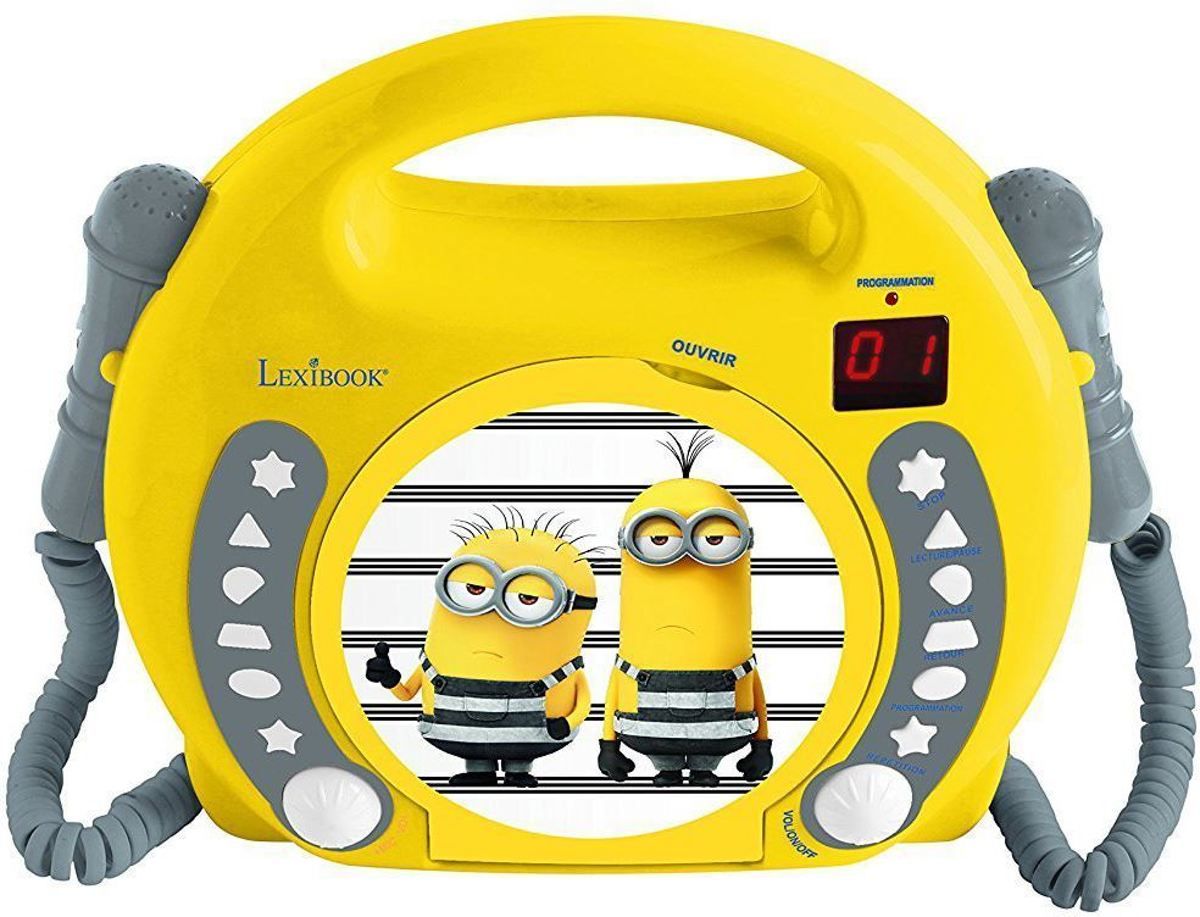 Lexibook Despicable Me CD Speler met Microfoons