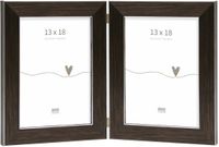 Deknudt Frames Fotolijst S41VK3 H2V - Bruin - Tweeluik - 2x 13x18 cm