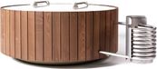 Weltevree Dutchtub Wood Hottub Houtgestookt Duurzaam Thermisch Gemodificeerd Essenhout Jacuzzi Zwembad Hottub voor buiten Houten Plato Panelen
