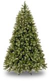 National Tree Company Poly Bayberry Hinged verlichte kunstkerstboom - 198 cm - Groen - Ø130 cm - 1227 tips - 500 ledlampjes (warm wit) - Metalen voet