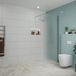 FortiFura Galeria inloopdouche - 80x200cm - Mat glas - Met profiel - Veiligheidsglas - Chroom