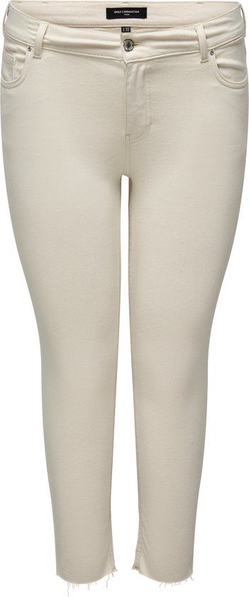 ONLY CARMAKOMA CARWILLY Skinny Jeans - Ecru - Maat 48/34