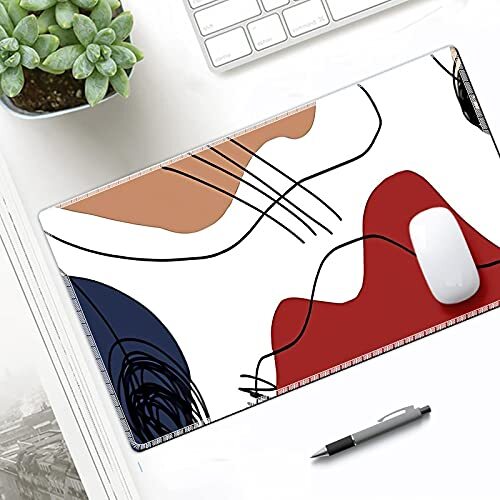 DHSBD Grote Muismat Leuke Cartoon Print Muismat Computer Laptop Pad