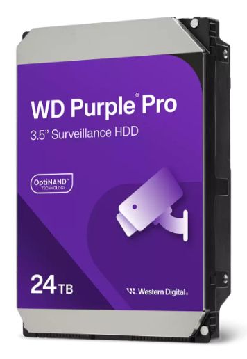 Western Digital Purple Pro WD241PURP interne harde schijf 24 TB 7200 RPM 512 MB 3.5" SATA