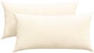 vidaXL - Zitkussens - 2 stuks - Crème - 80 x 40 cm - Corduroy stof