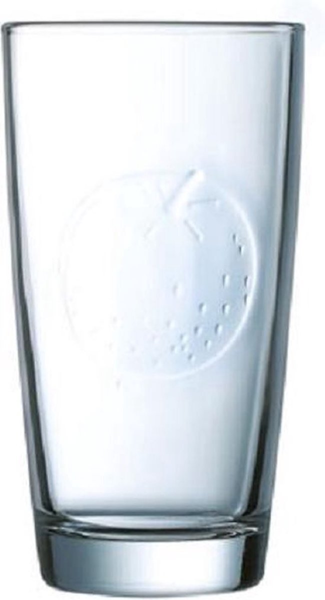 LUMINARC Fruity Energy Sinaasappel-Waterglazen 6x 25cl, 6x 30cl ...