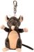 Suki Gifts Rat Sleutelhanger - 10 cm - Pluche - Grijs