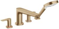 Hansgrohe Talis 4gats badrandkraan Brushed Bronze - Douche- en badkraan