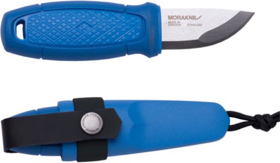 Mora survivalmes Eldris Neck-knife Sandvik staal - blauw