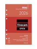 Finocam Jaarplanner Open 2026, weekoverzicht, verticaal, januari 2026 - december 2026 (12 maanden), Spaans