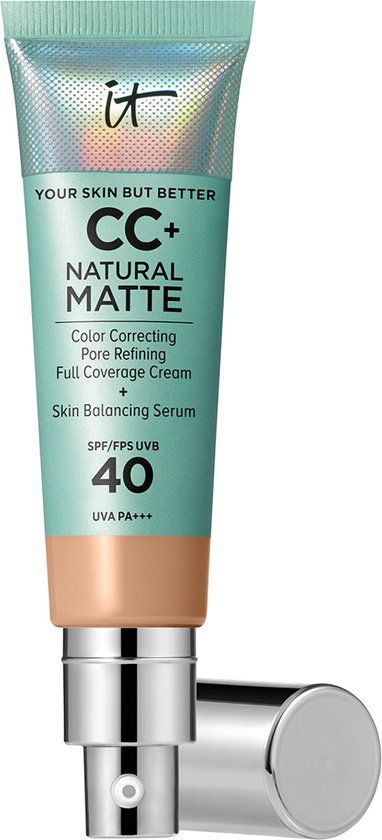 It Cosmetics Your Skin But Better CC+ Natural Matte SPF40 Foundation - Neutral Medium - 32ml