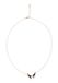 Gaya Leo E-Commerce Ltd. Gaya Necklace Rose Gold Navy Kristal