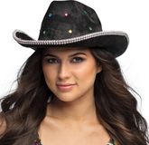 Boland - Hoed cowboy Dancer Zwart - 58 - Volwassenen - Unisex
