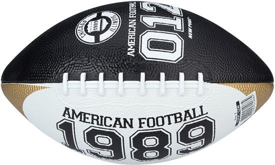 New Port American Football Mini GoudZwartWit - Zwart - 2018 - 8716404310684