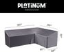 Platinum AeroCover - Housse de canapé d'angle - 305x255x100xH65/90 Droite - Respirant - Waterproof - Haute solidité des couleurs