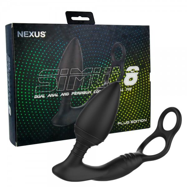 Nexus SIMUL8 Prostaatmassage-hulpmiddel - Zwart - Siliconen
