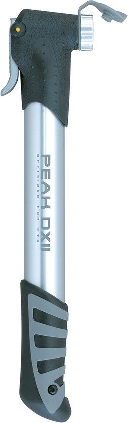 Topeak Peak MB DX II Mini Fietspomp - Zilver - 6 bar - Aluminium