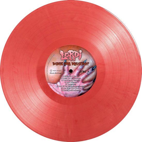 Music On Vinyl Lordi Babez for Breakfast LP Coloured Vinyl Pink/Red Marble
